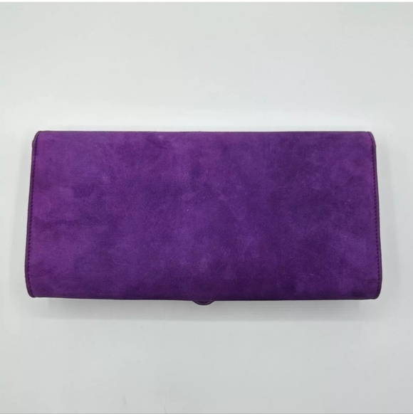 GUCCI Large Dionysus Loved Purple Suede Pearl Clutch, Rare! - Picture 2 of 13